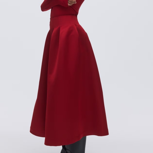 H&M Red Flared Skirt - Picture 4 of 5